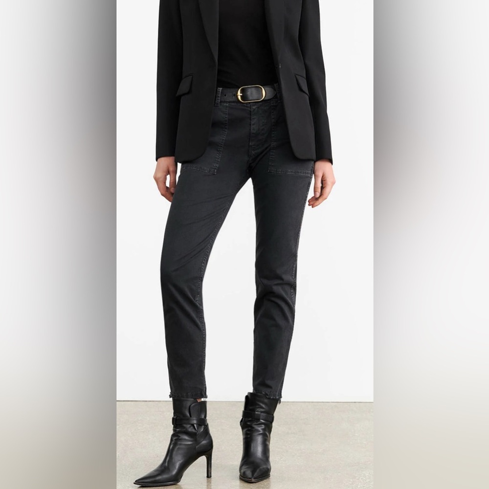 Nili Lotan Charcoal Skinny Pants